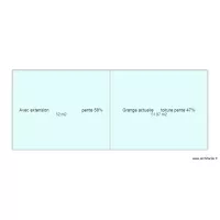 toiture avec extension