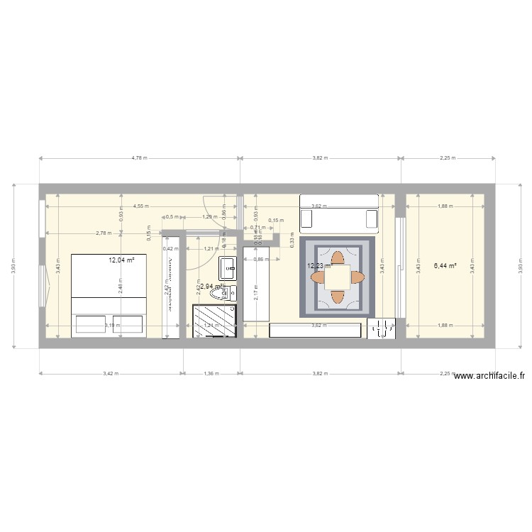 Appartement 504. Plan de 0 pièce et 0 m2