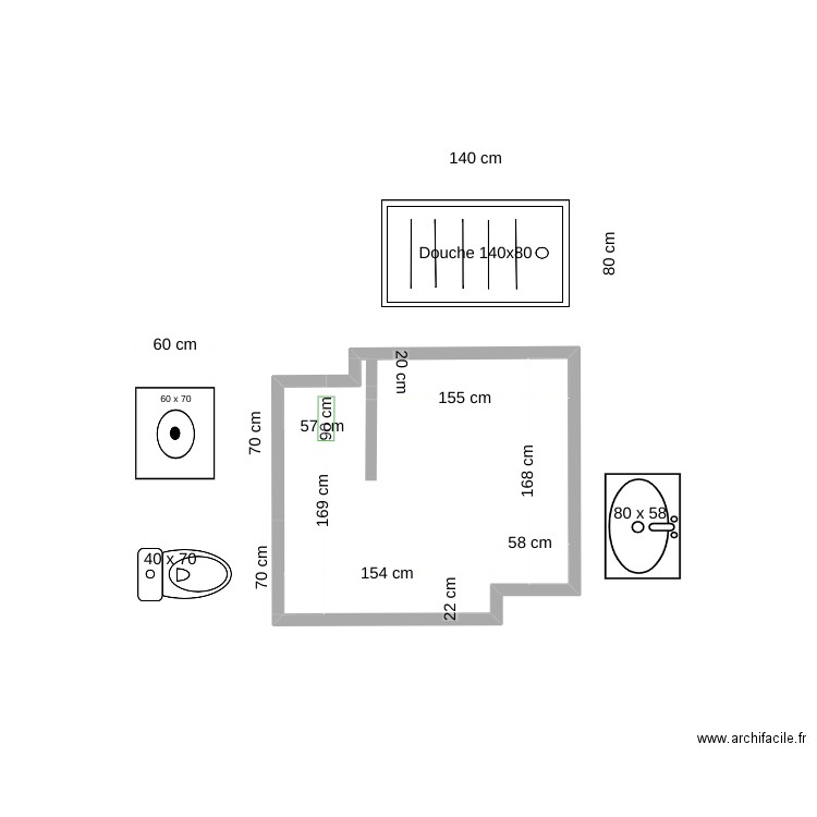 CEDEO. Plan de 0 pièce et 0 m2
