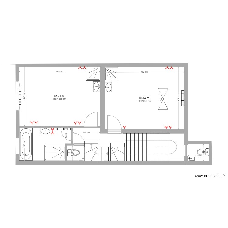 2ER St Gilles. Plan de 0 pièce et 0 m2