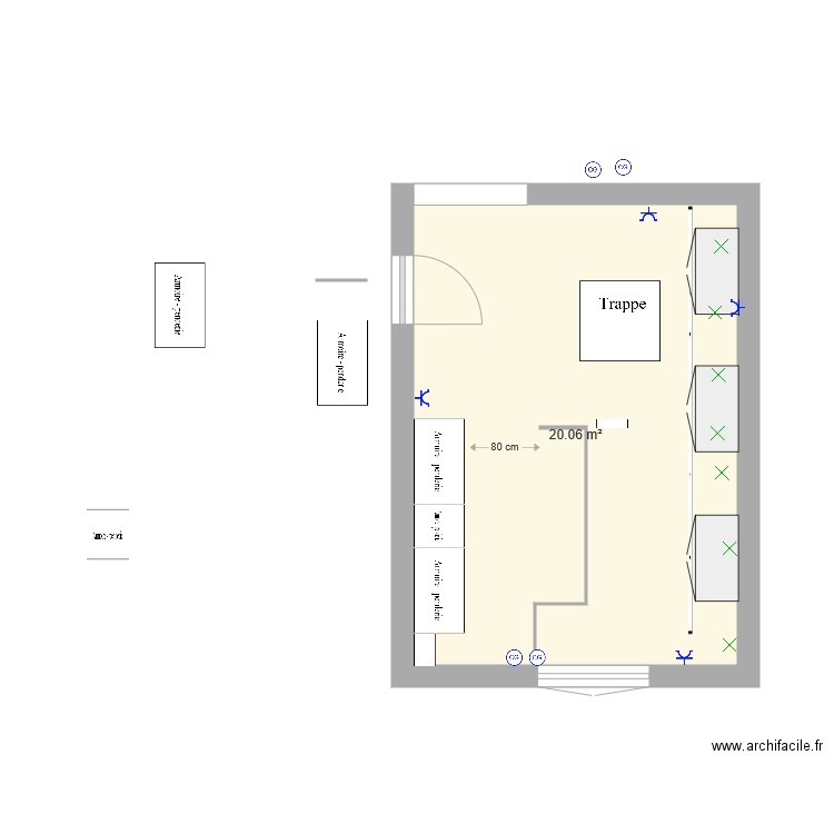 atelier ter. Plan de 0 pièce et 0 m2