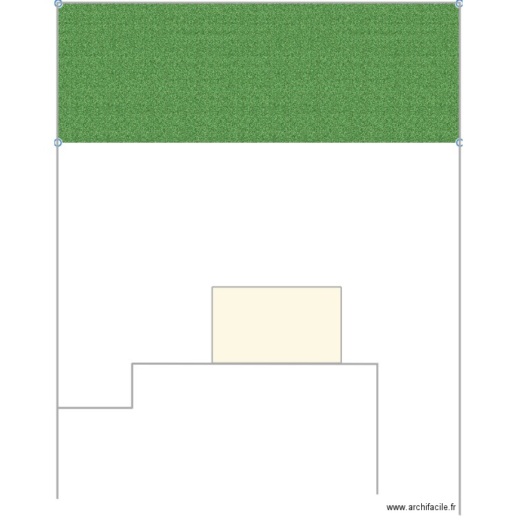 jardin. Plan de 1 pièce et 1472 m2