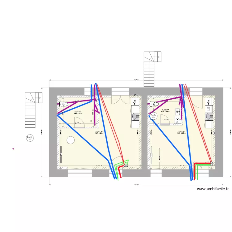 reseaus robine. Plan de 