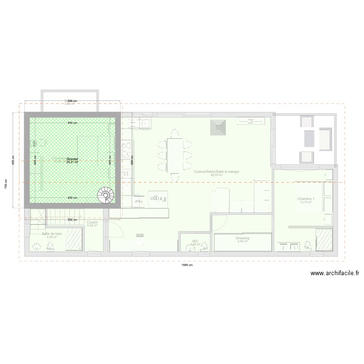 plan commune. Plan de 0 pièce et 0 m2