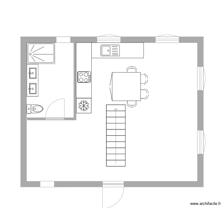 cabinet RDC. Plan de cabinet RDC. Plan de