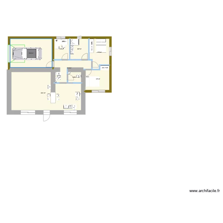 Maison les jaunais v2 plomberie. Plan de Maison les jaunais v2 plomberie. Plan de