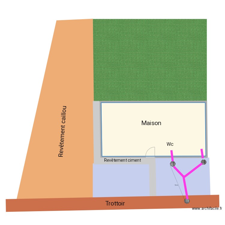 5 r evin. Plan de 0 pièce et 0 m2