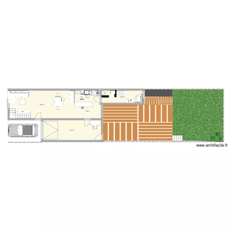 MAISON. Plan de 