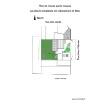 Plan de masse avant travaux toitures