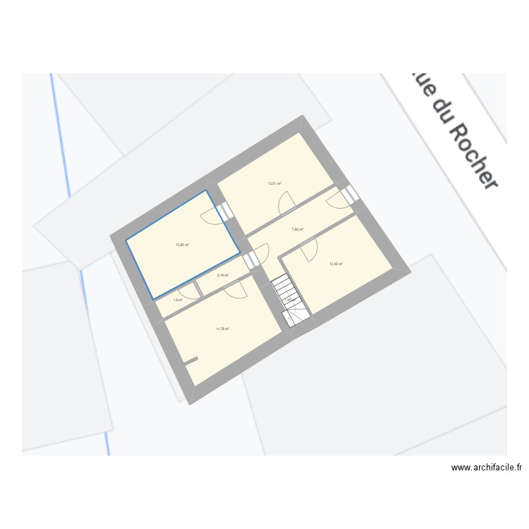 BEAUDIER RDC. Plan de 0 pièce et 0 m2