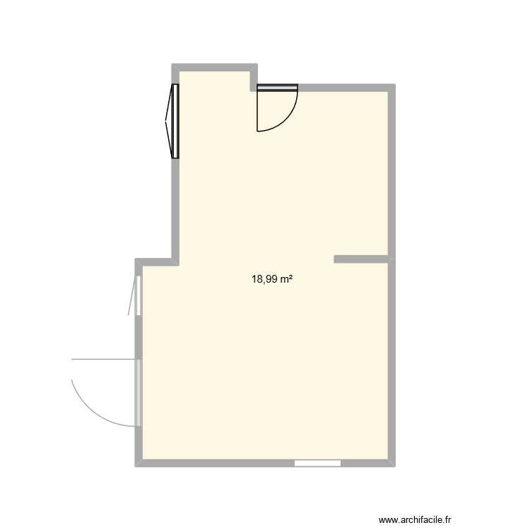 Cuisine+Salon. Plan de 0 pièce et 0 m2