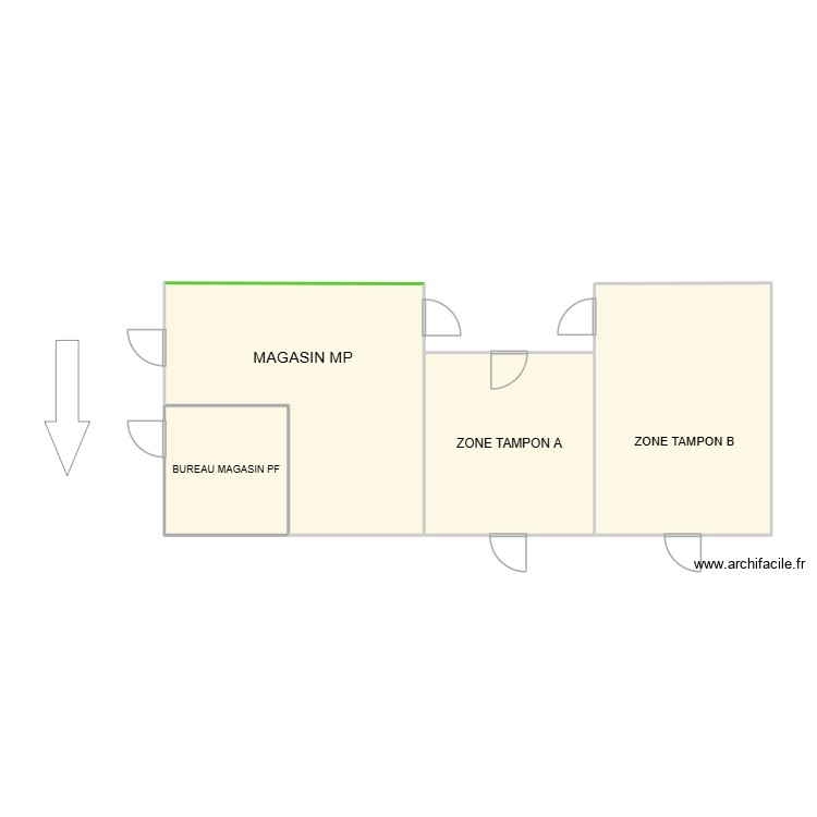 ZONES TAMPONS INJECTION PLASTIQUE. Plan de 0 pièce et 0 m2