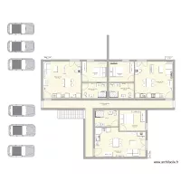 Immeuble 6 T1 plain pied revu