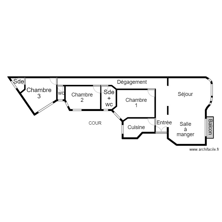 PLAN OLLIVIER MAGALI. Plan de 0 pièce et 0 m2