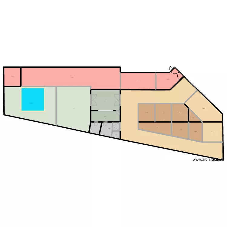 BROCANTE 0411A. Plan de 