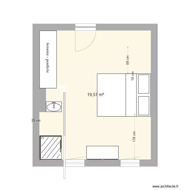 nouvelle chambre. Plan de nouvelle chambre. Plan de
