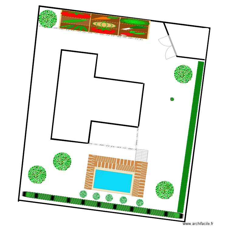 MAISON SUR TERRAIN. Plan de 1 pièce et 27 m2