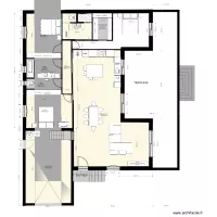 Plan de niveau meubl&eacute; modifi&eacute;