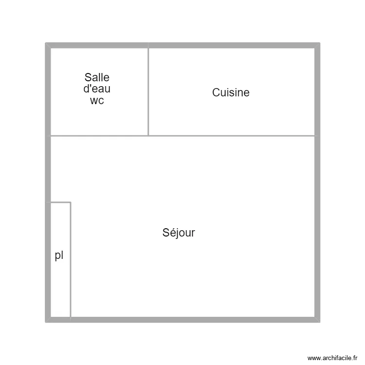 QUIMPER TOCQUET. Plan de 