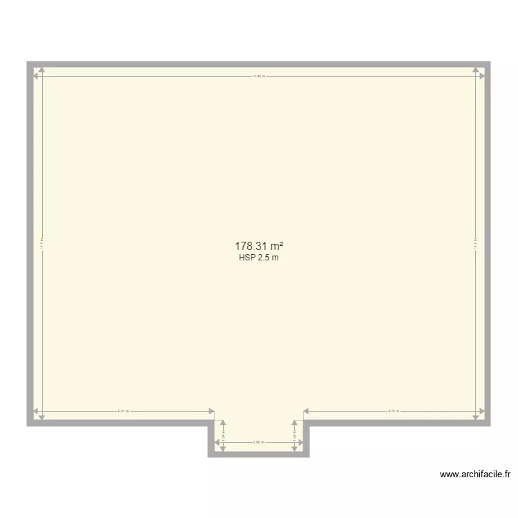 Maison Sonny. Plan de 