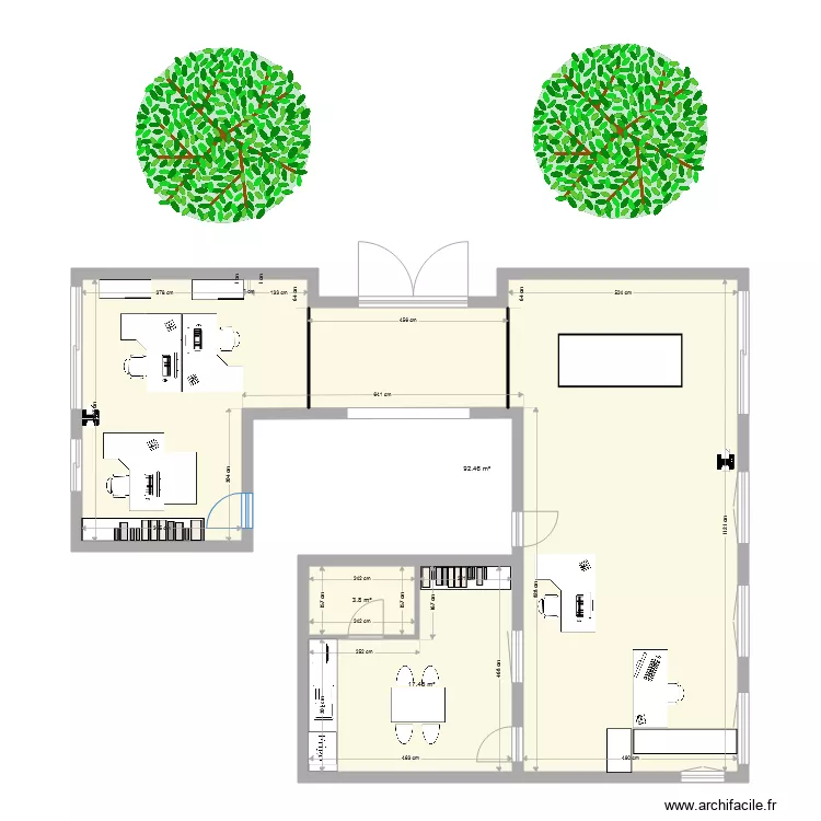 bureau max. Plan de 