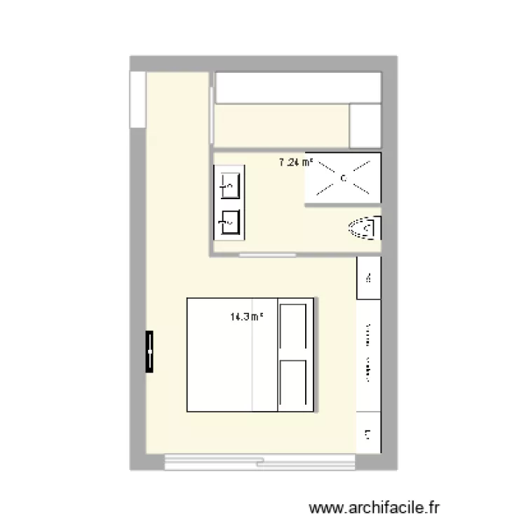 plan chambre. Plan de plan chambre. Plan de