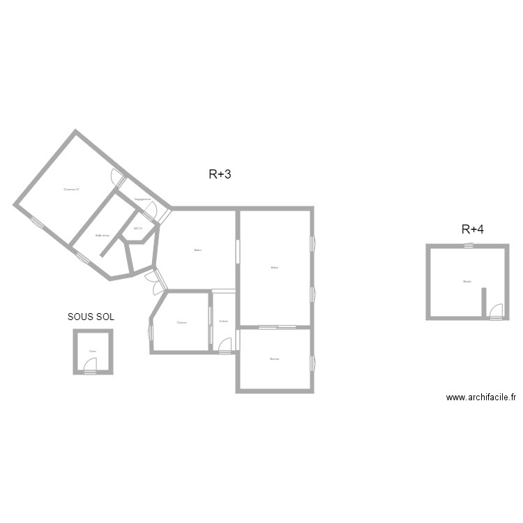 350600894. Plan de 12 pièces et 160 m2