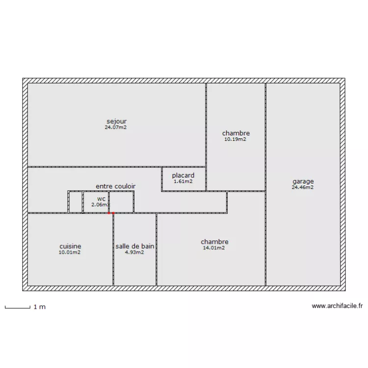 maison actuel. Plan de maison actuel. Plan de