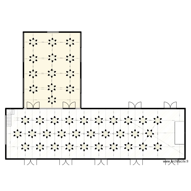 DDOH. Plan de 2 pièces et 379 m2