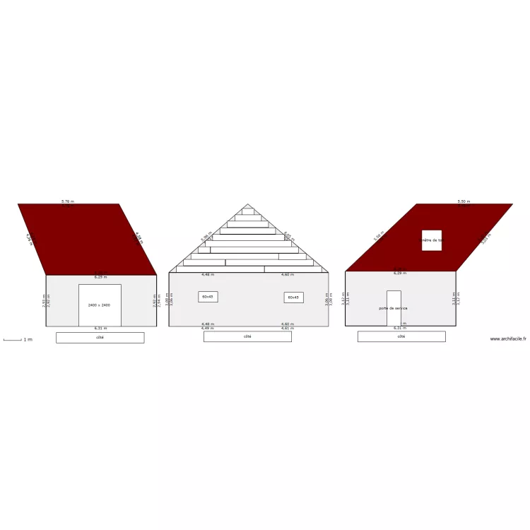 Garage modulable. Plan de Garage modulable. Plan de
