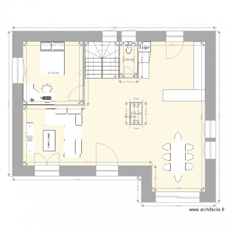 maison v2. Plan de 0 pièce et 0 m2