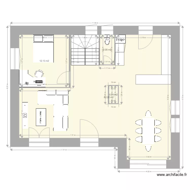 maison v2. Plan de 