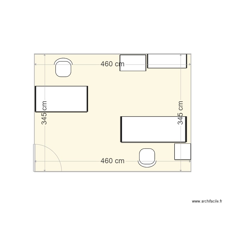 bureau marouane 2. Plan de 0 pièce et 0 m2