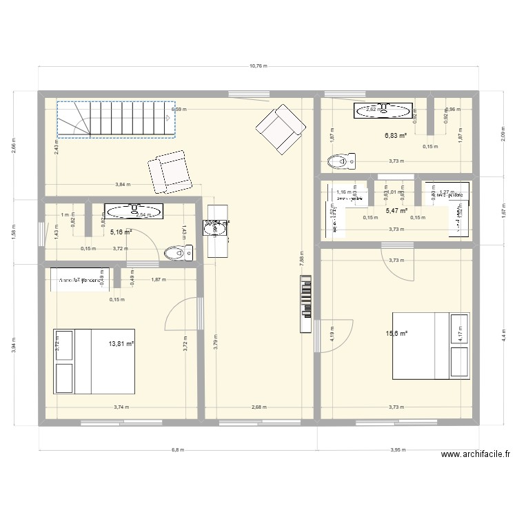 babacar etage. Plan de 0 pièce et 0 m2