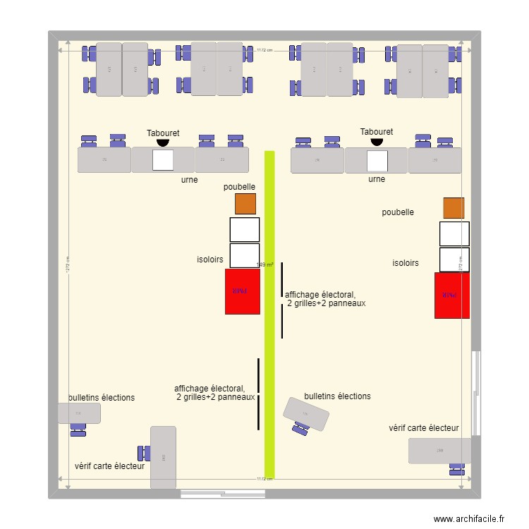 St ex 1. Plan de 1 pièce et 149 m2