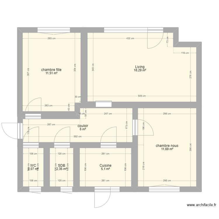 Appart 56. Plan de 0 pièce et 0 m2