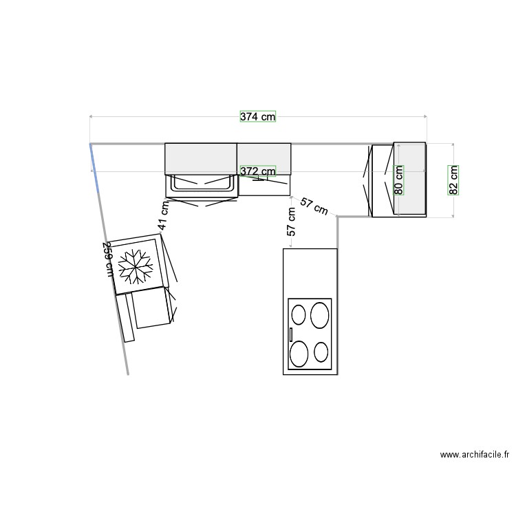 CUISINE STE MARGUERITE ANDREO. Plan de 0 pièce et 0 m2