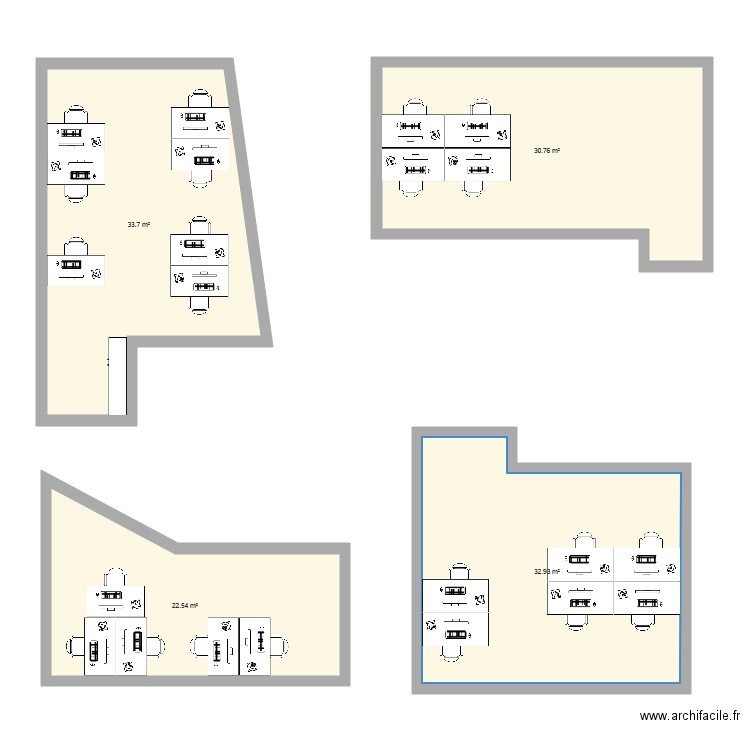 Plan kiebitz floor 4. Plan de 0 pièce et 0 m2