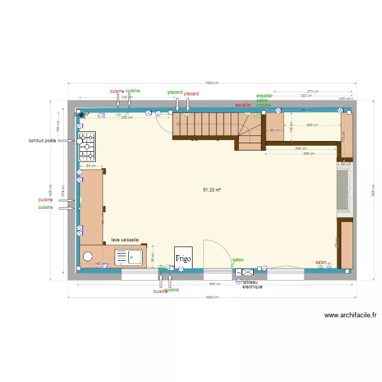 rdc marzan V6 bis. Plan de 