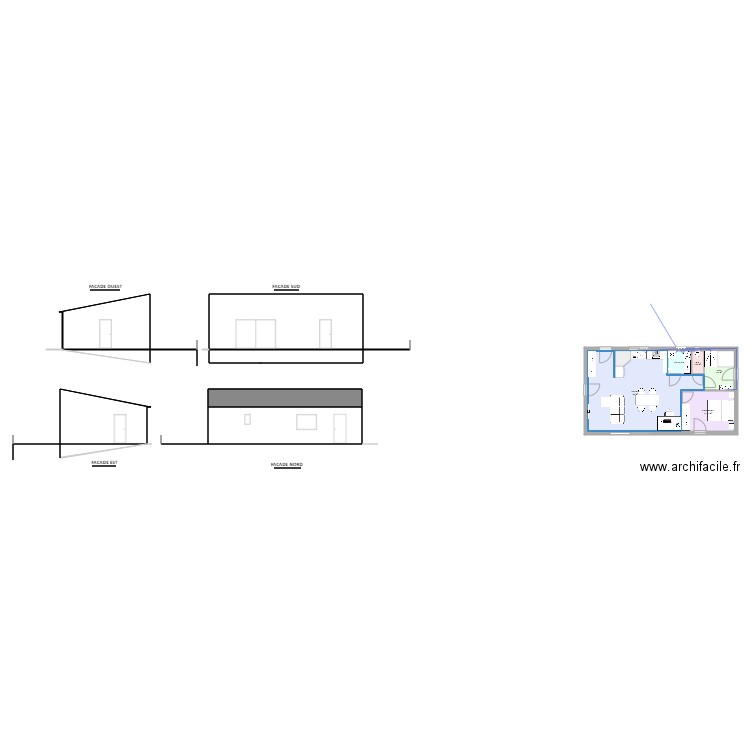 MAISON plomberie. Plan de 0 pièce et 0 m2