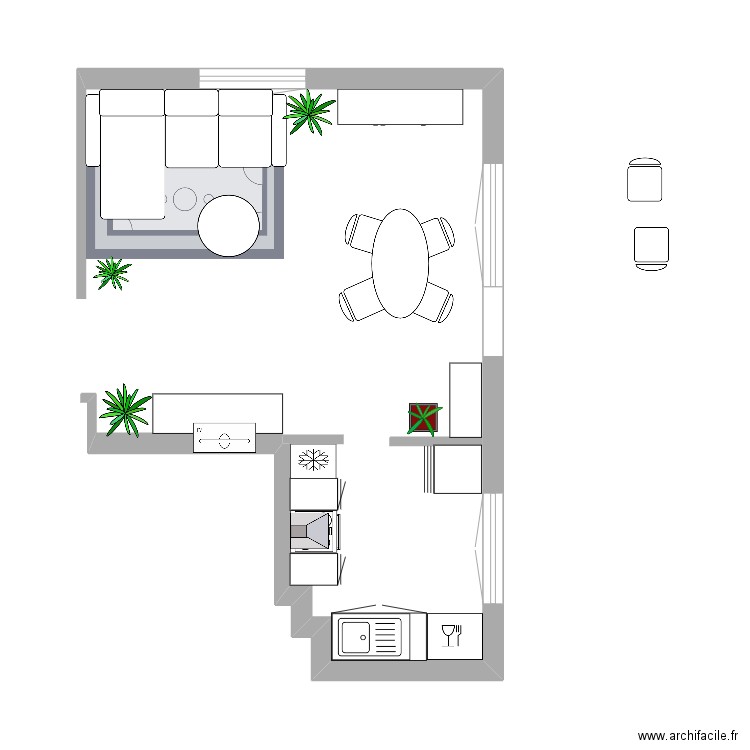 Appartement Djo'. Plan de 0 pièce et 0 m2