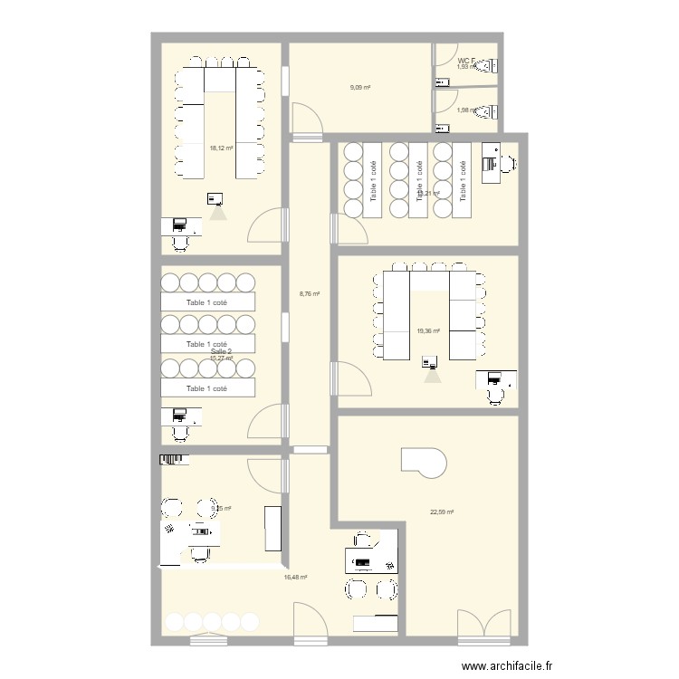 PLAN. Plan de 0 pièce et 0 m2