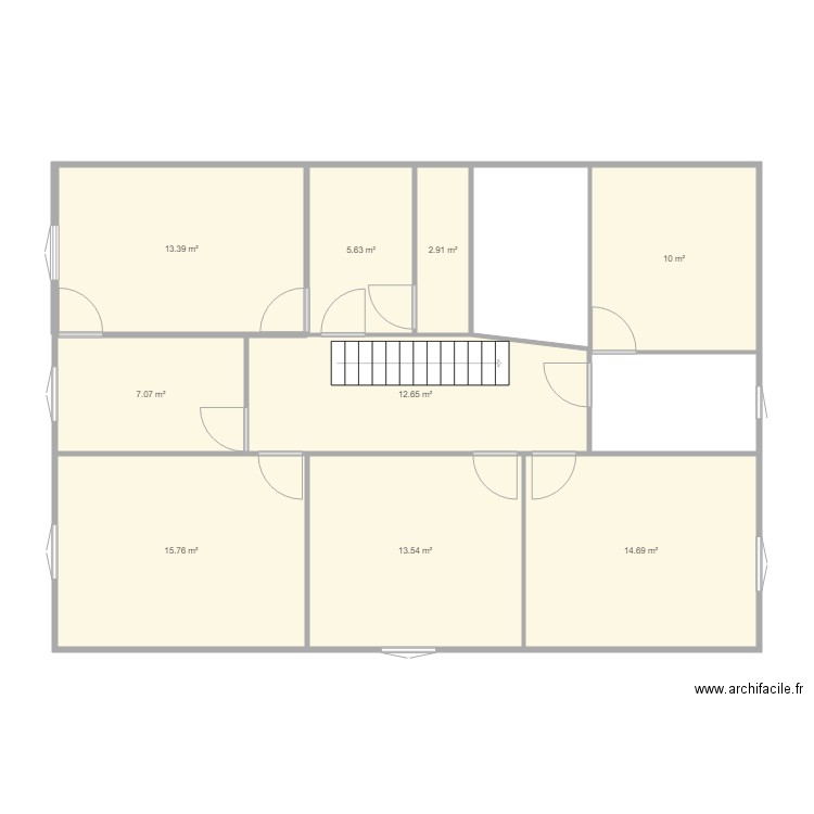 etage. Plan de 0 pièce et 0 m2