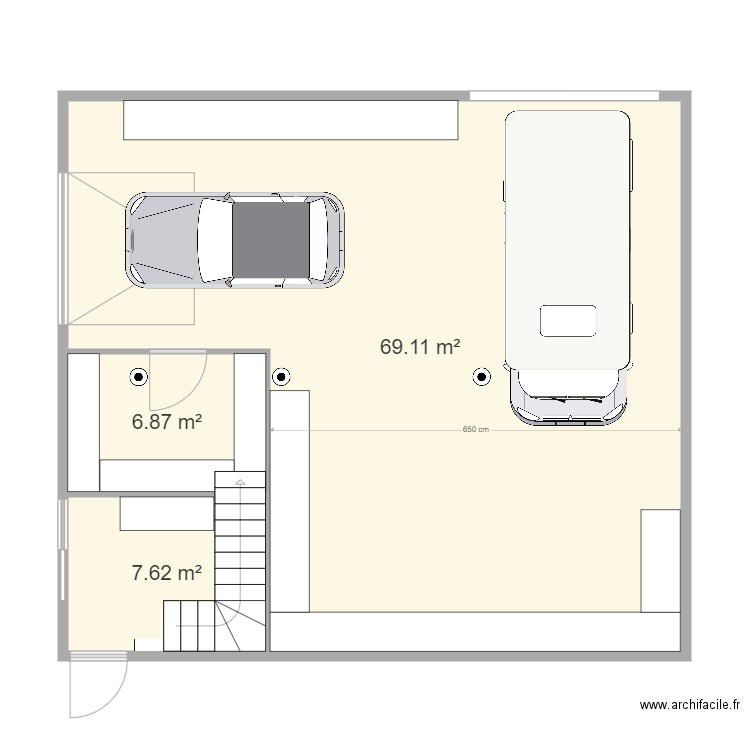 plan hangar. Plan de 0 pièce et 0 m2