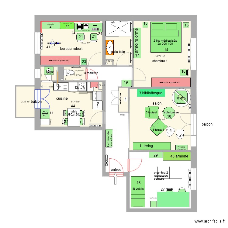 appartement Horbourg 7. Plan de 0 pièce et 0 m2