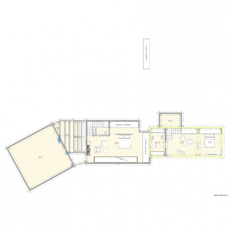 LA CHARENTONNE PLAN B etage. Plan de 0 pièce et 0 m2