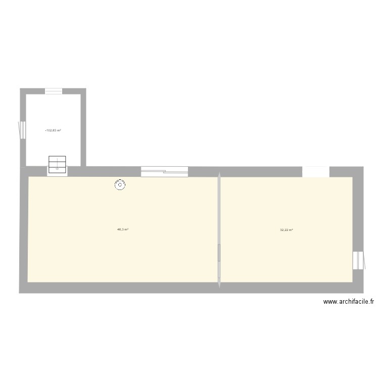 Grange V2. Plan de 0 pièce et 0 m2