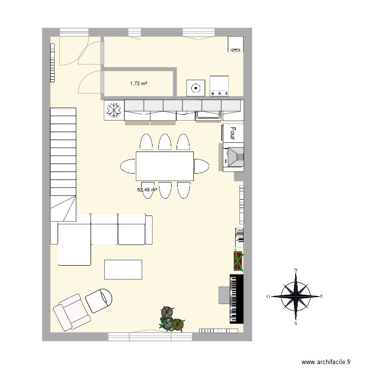 cuisine maison suite. Plan de 0 pièce et 0 m2