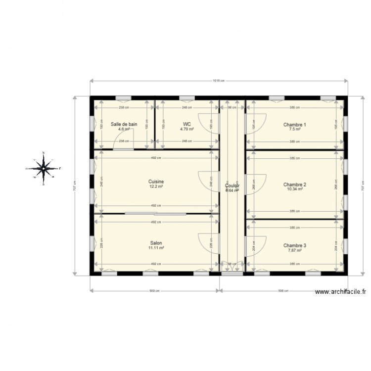 plan maison domotique . Plan de 0 pièce et 0 m2