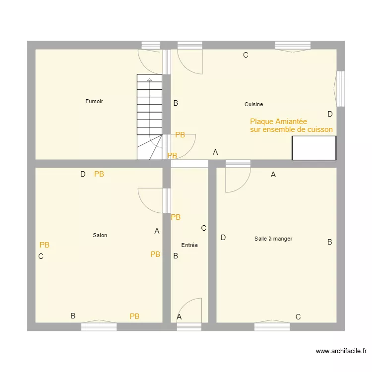 Croquis rch URBAIN. Plan de 